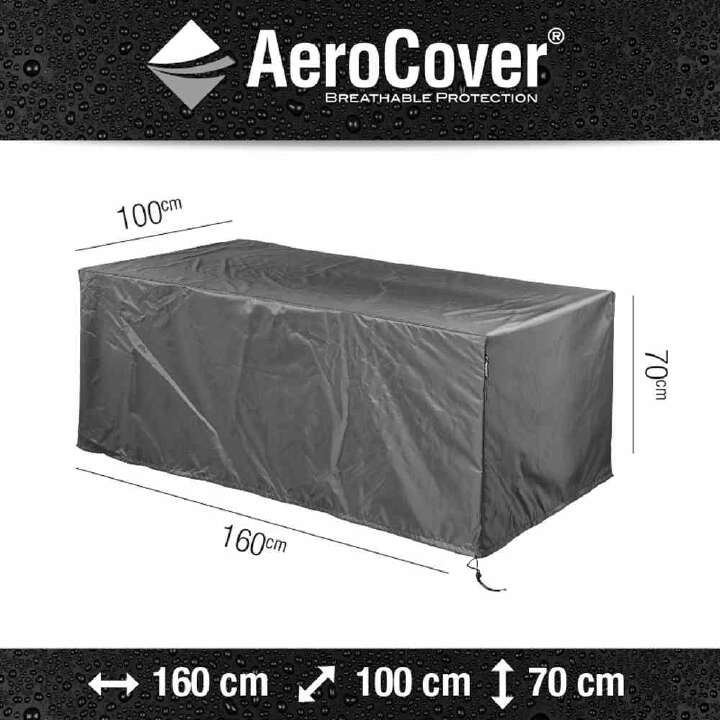 AeroCover Schutzhülle für Gartentische 160x100x70 cm